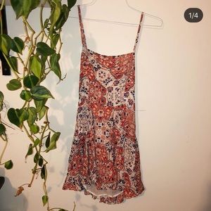 Raga sunset gold mini dress